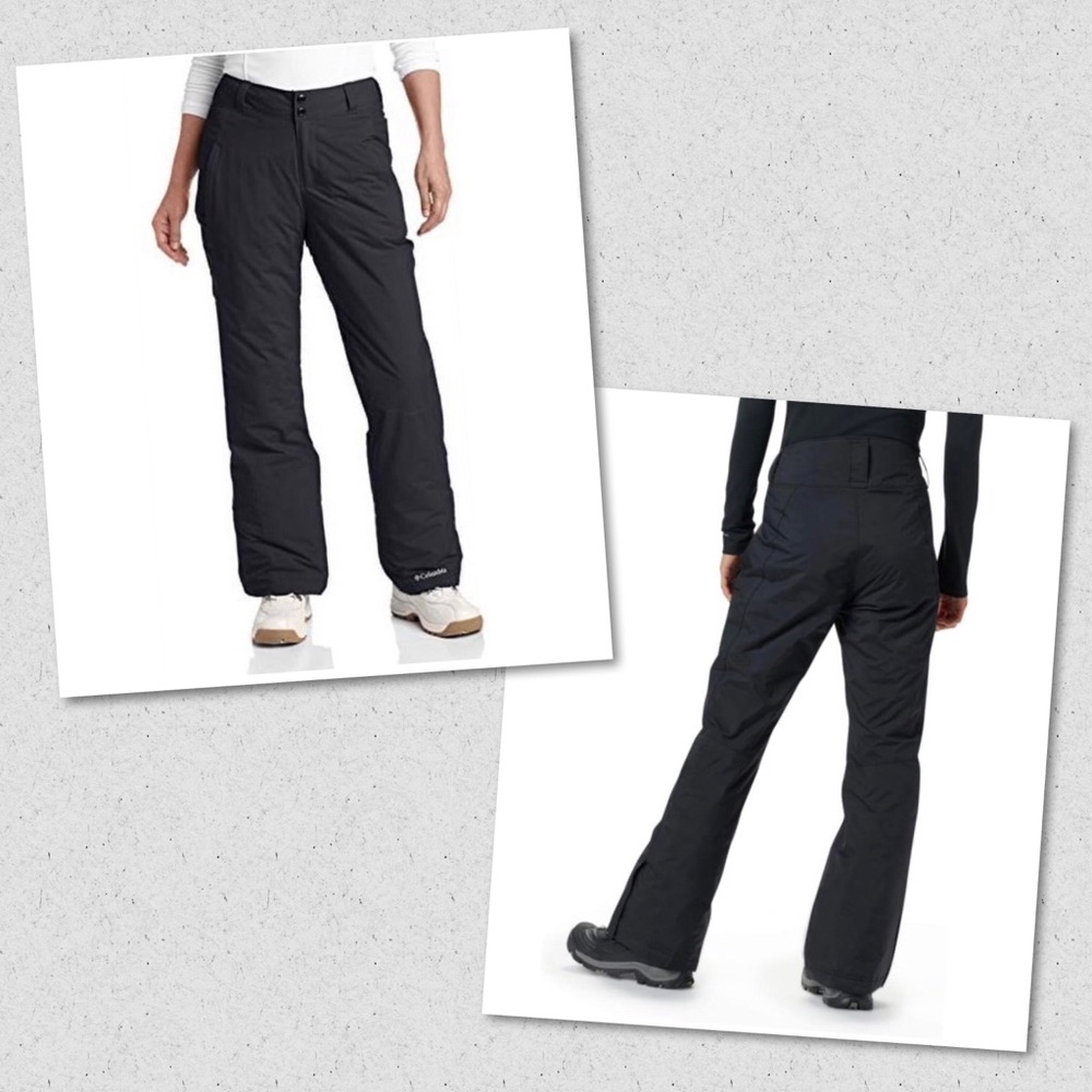 COLUMBIA Women's Black Modern Mountain 2.0 Snow Ski Pants #1519441 Large